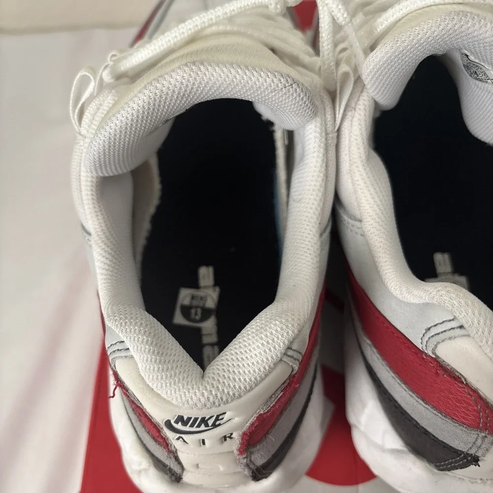 Nike Air Max‎ 95 Essential White Varsity Red Size 13 black  Swoosh